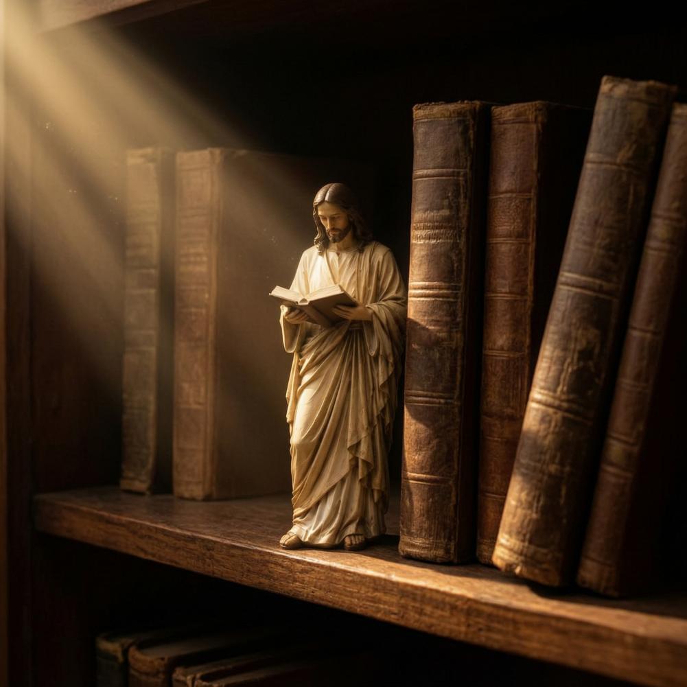 Vintage Collectible Books - Statues en résine décoratives, figurines de