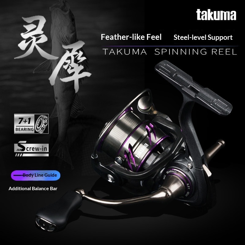 Developing Tank Reel - Moulinet spinning Takuma léger, longue portée,