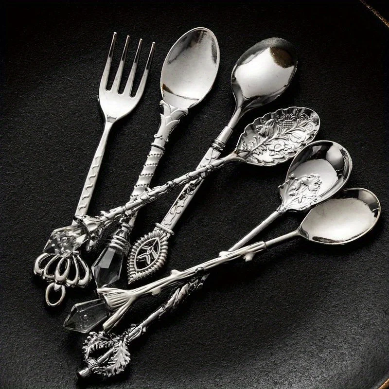 Vintage Collectible Spoons - Cuillères fourchette Vintage Style Royal, cuillère