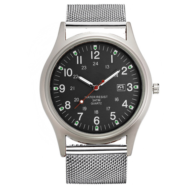 Vintage Watch Collecting - Montre-bracelet en acier inoxydable pour hommes,