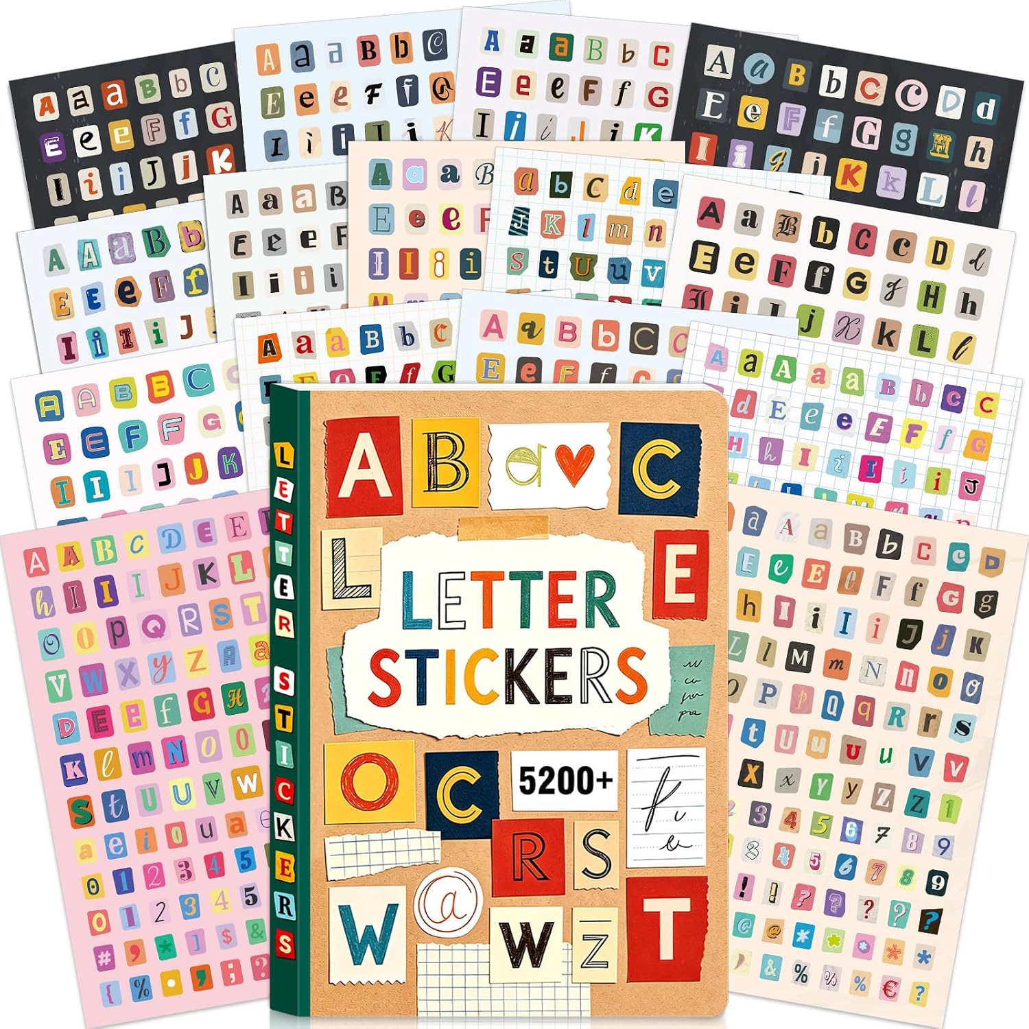 5200+ autocollants alphabétiqu - Vintage Collectible Books avis et prix