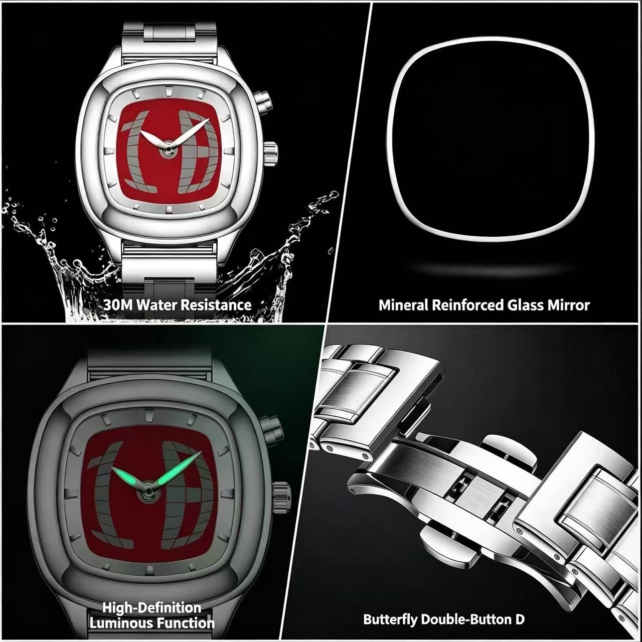 PAAZOMU Montre à quartz pour h - Vintage Watch Collecting avis et prix