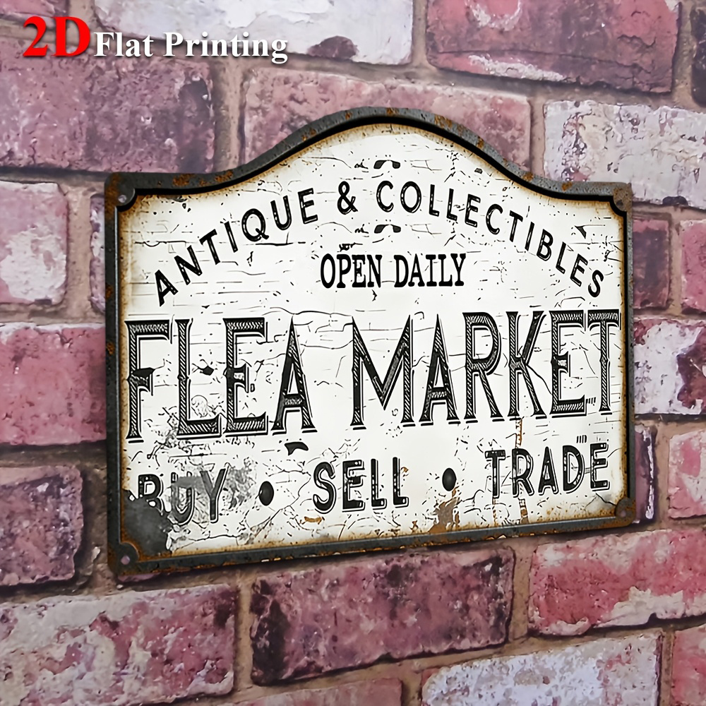 1 pièce, plaque métallique pla - Vintage Collectible Market avis et prix